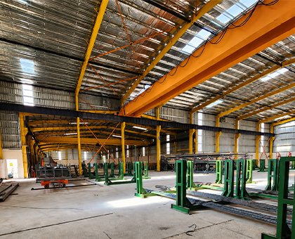 الخطوات الهندسية المتبعة في تصنيع الأوناش والرافعات الجسرية