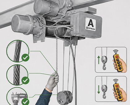 The Importance of Wire Rope Inspection and Using Remote Control for Cranes