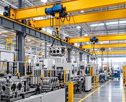 How do you choose factory cranes that suit production lines?