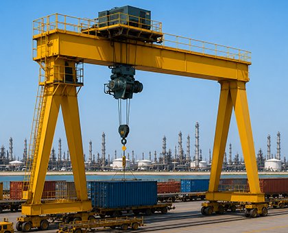 Development of Material Handling Systems and Industrial Cranes in Jubail Industrial City