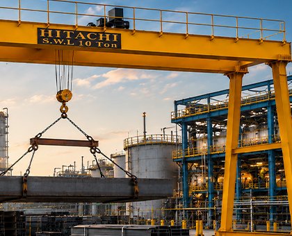 Crane and Overhead Lifting Services in Jubail and Yanbu Industrial Cities